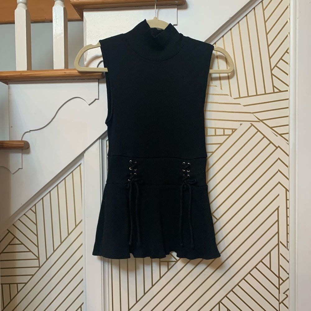 Express Mock Neck Top Sleeveless